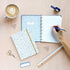 Filofax Refillable Notebook, A5 Size, Indigo Collection, 8.25" x 5.75", Rain (B115113U)...
