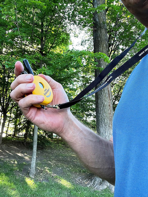 Educator Dog Trainer Nylon Lanyard Lead for Use with E-Collar Hand Held Transmitter Remotes, Black...