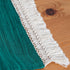 Teal Green Kitchen Table Runners With Macrame Lace Boho Decor (13x90 inch, Pack of 1) Fabric Lined | Properly Finished, No Fray Edges | for Home, ...
