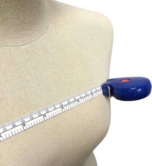 Dritz 60' Wrap N Stay Retractable Tape Measure, 5/8' Wide...
