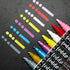 Loddie Doddie Liquid Chalk Markers | Dust Free Chalk Pens - Perfect for Chalkboards, Blackboards, Windows and Glass | 6mm Reversible Bullet & Chis...