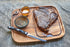 Ironwood Gourmet Fort Worth Steak Plate with Juice Channel, Acacia Wood 13 x 11 x 0.75 -inches, Brown...