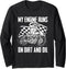 My Engine Runs On Dirt And Oil - MX Motocross Supercross Long Sleeve T-Shirt...