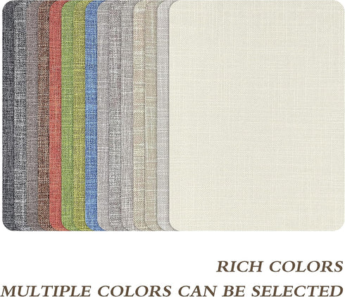 Fine Linen Repair Patches, Self-Adhesive Linen Fabric Patches, 8X11 inch Extra Size, Multi Color, Can be Used for Linen Sofa Repair and Linen Clot...