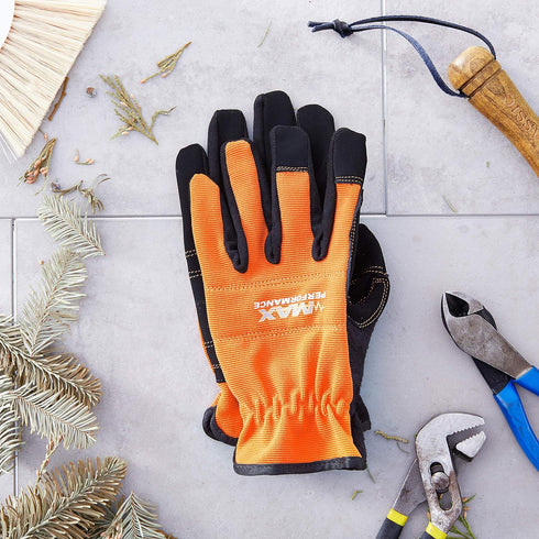 MidWest Gloves & Gear MX450THOR-L-AZ-6 Men's Max Performance Glove with Thinsulate Insulation, Size, Large (Pack of 1), Orange...