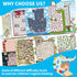 2 Pack Reusable Activity Game for Kids Ages 4-8, 8-12,Travel Games Include 56 Different Game,1-2 Players,Toy & Learning Tool for Road Trip Airplan...