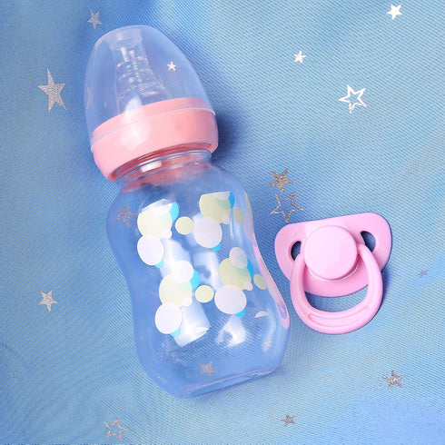 CHAREX Reborn Baby Doll Accessories Fake Feeding Bottle Sealed Matching Putty Magnetic Pacifier Baby Girl...