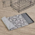 MidWest Homes for Pets Quiet Time Reversible Crate Pan Cover 36' Gray Floral/Fleece...