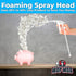 Dirt Lifting Durable Foaming Spray Heads 3 Pk. Best Heavy Duty Nozzle Replacements for Large 32 Oz Plastic or Glass Bottles. Perfect Foam Nozzles ...
