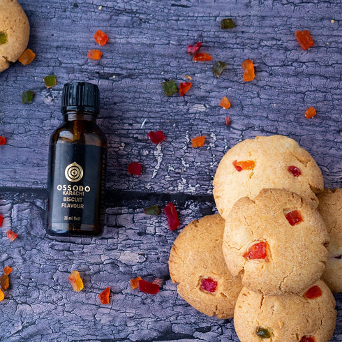Ossoro Essence Karachi Biscuit Food Flavour with No Sugar Added, Non-GMO, Gluten-Free Flavors Perfect for Cakes, Snacks, Ice creams, Candies, Baki...