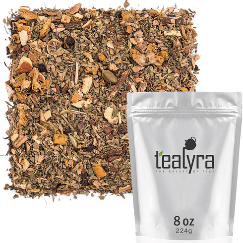Tealyra - Holistic Health Tea - Turmeric Healthy Tonic - Ginger - Fennel - Cinnamon - Loose Leaf - All-In-One Wellness Blend - Caffeine-Free - 224...