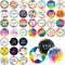 40PCS Bulletin Board Decor, 40 Designs Inspirational Wall Decor Sign Positive Word Wall Art Growth Mindset Cards with PET Film Waterproof Motivati...