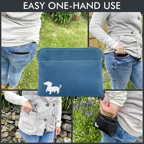 Pocket Sized Dog Treat Pouch - Treat Pouches for Pet Training - Dog Treat Pouch with Magnetic Closure - Dog Walking Treat Bag for Dog Training - T...