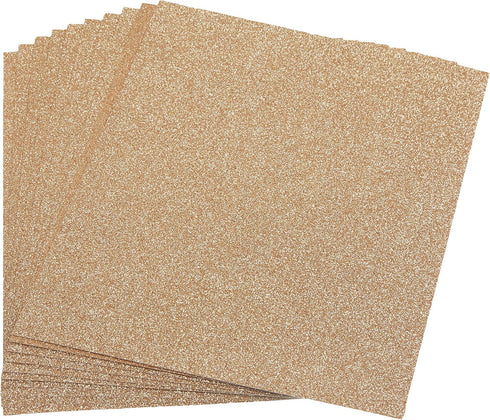 Best Creation A4 Glitter Cardstock, Sand, 10 Count...