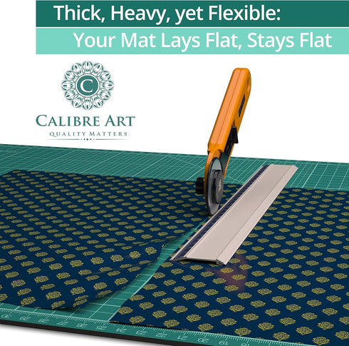 Self Healing Rotary Cutting Mat, Full 9x12, Best for Quilting Sewing | Warp-Proof & Odorless (Not From China)...