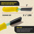 Dura-Gold Sanding Stick Kit with Ergo Handle Yellow Flat with 40 sheet Sandpaper Starter Kit...