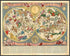 Posterizer 1 pcs-1687 celestial map-Francesco Brunacci-Astrology & Zodiac Art-Astronomy & Celestial Art-Gift for Steampunk and Astrology Lovers- U...