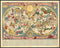 Posterizer 1 pcs-1687 celestial map-Francesco Brunacci-Astrology & Zodiac Art-Astronomy & Celestial Art-Gift for Steampunk and Astrology Lovers- U...