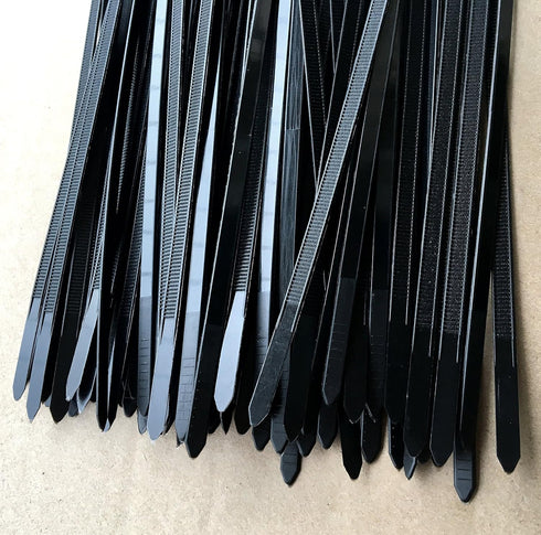 NewNewStar 14.6" 100Pack Heavy Duty Nylon Cable Zip Ties, 50 lb Test, 4.8mm Wide and 370mm Long (Black)...