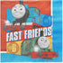 Multicolor Thomas All Aboard Luncheon Napkins ( 6.5" x 6.5" ) - Pack Of 16, Premium Quality & Eye-catching Design - Perfect For Themed Parties & E...