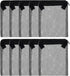 ALEGI 10 pcs Aquarium Filter Media Bags with Zipper, Mesh Reusable Bags for Aquarium Filter Media (6" x 5")...