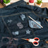 Singer Denim Iron-On Repair Kit, Assorted Sizes, Iron-on Patches for Jeans...