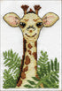 Tobin Giraffe, 3X 4.5 Counted Cross Stitch Kit, Multicolor...