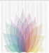 Ambesonne Abstract Shower Curtain, Leaf Abstract Artwork 4 Season Flora Delicate and Nature Theme, Cloth Fabric Bathroom Decor Set with Hooks, 70 ...