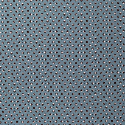 Mook Fabrics Cotton 2024 Fall Vintage Blender, Blue Cut by The yard...