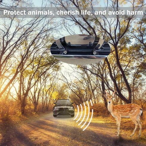 SINGARO 4 Pack Car Deer Whistle Warning for Car Horn Unit, Deer Whistle for Vehicles with Rubber Pads, Car Exterior Accessories, Suitable for Cars...