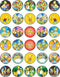 30 x Edible Cupcake Toppers – Family Fun Adventure-Inspired Collection of Edible Cake Decorations | Uncut Edible on Wafer Sheet...