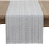 Saro Lifestyle Stitched Line Table Runner, Grey, 16" x 72"...