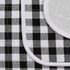 Buffalo Classic Check Plaid 2-Piece Dish Drying Mat Set - Extra Large 18"x24" Black...
