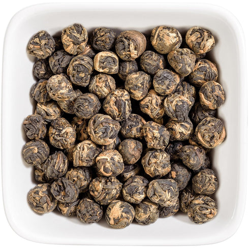 Tealyra - Lychee Black Dragon Pearls - Exotic Sweet Black Loose Leaf Tea - Medium Caffeine - All Natural - 220g (8-ounce)...