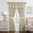 Waverly Paisley Verveine Valance for Window Rod Pocket Curtain for Kitchen and Living Room, 52 in x 16 in, Spring...