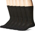 Hanes Men's ComfortBlend 6-Pack Cushioned Casual Solid Crew Socks...