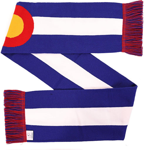 Colorado Flag High Definition HD Knit Scarf...