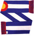 Colorado Flag High Definition HD Knit Scarf...