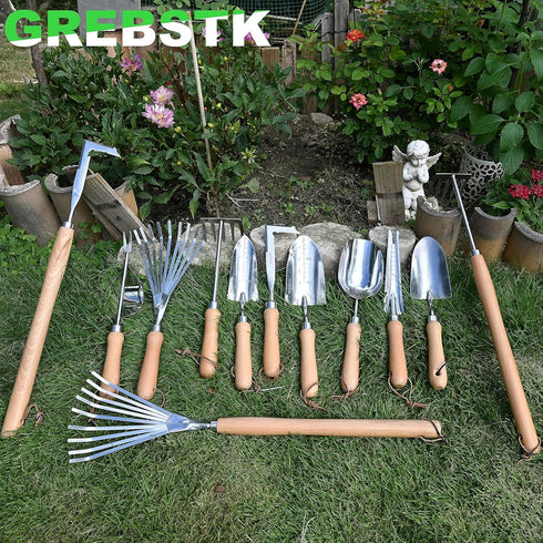GREBSTK Crack Weeder Crevice Weeding Tool Manual Weeder Beech Handle Lawn Yard Gardening Tool...
