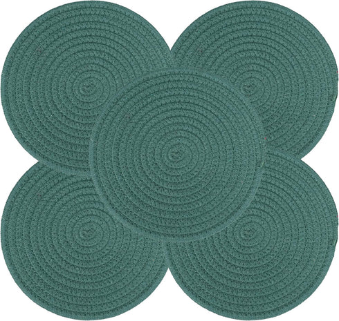 Trivets Set Pot Holders Set Coasters for Countertops Hot Mats Hot Pads 8 Inch Cotton Potholders for Kitchen Ideal for Hot Dishes, Pots, Pans, Teap...
