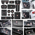 SENSHINE for Honda Civic Accessories 2022 2023 2024 Non-Slip Anti Dust Cup Holder Insert Center Console Shifter Liner Trim Door Packet Mats Premiu...
