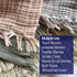 KyraHome 100% Organic Cotton 50"x60" Muslin Blankets for Adults, Couch, Kid, Pre-Washed Plant Dyed Breathable Lightweight Gauze Soft Throw Blanket...