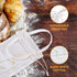 Noa Store Reusable Bread Bags for Homemade Bread - Baguette Bag - Sourdough Storage Bag - Convenient Loaf Storage with Burlap Drawstring, Maximize...