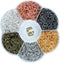 YAKA1800Pcs 6mm1Box 6 Colors Open Jump Ring,Ring Jewelry Keychain for Jewelry Making Accessories,1Pcc Jump Ring Open/Close Tool and 1Pcs Clear Box...