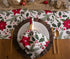 DII Woodland Holly Christmas Holiday Kitchen & Table Décor, Table Runner, 14x72, Poinsettia & Christmas Greenery...