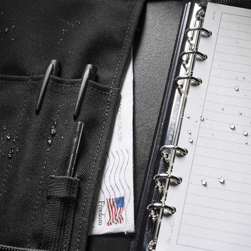 Rite in the Rain All-Weather 1/2" Ring Binder, 5 5/8" x 7 7/8", Black Binder (No. 7200)...