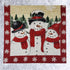 Table Runner, with Trio of Snowmen, Sparkling Snowflakes, Snowman, Trees and Glitter Tapestry 36 inches for Winter and Christmas Tabletop Decorati...