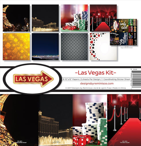 Reminisce VE-200 Vegas Scrapbook Collection Kit...