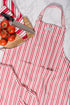 DII Kitchen Collection, Gourmet Chef, Apron, Striped Tomato...