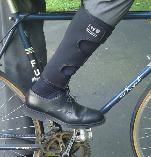 Bike Pant Protector - Completely Protects Cyclist's Pants from Grease and Chain Unlike Existing Straps and Clips - Comfortable, Snug Fit, Easy On/...
